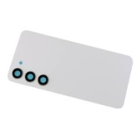 Samsung Galaxy S23 5G / S911B Battery Cover + Camera Lens  (NO LOGO)  White / Cream Grade A