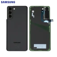 Samsung Galaxy S21 Plus 5G / G996B Battery Cover + Camera Lens Phantom Black Original (Service Pack)