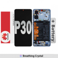 Huawei P30 (New Version) Frontcover + Lcd + Touch  Breathing Crystal Original (Service Pack)