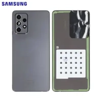 Samsung Galaxy A72 / A725F / A72 5G / A726B Battery Cover + Camera Lens Black Original (Service Pack)