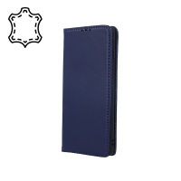 iPhone 14 Pro Max Book Genuine Leather Sunshine Case Blue