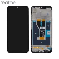 Realme C30 Frontcover + Lcd + Touch Black Original (Service Pack)