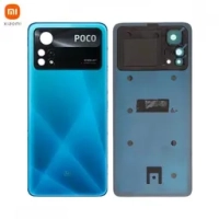 Xiaomi Poco X4 Pro 5G Battery Cover + Camera Lens Blue Original (Service Pack)
