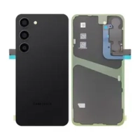 Samsung Galaxy S23 5G / S911B Battery Cover + Camera Lens Black Grade A