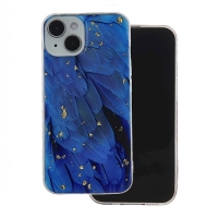 iPhone 11 Silicone Gold Glam Blue