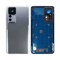 Xiaomi 12T Pro Battery Cover + Camera Lens Silver / White Grade A