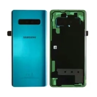 Samsung Galaxy S10 Plus / G975F Battery Cover + Camera Lens Green Grade A