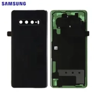 Samsung Galaxy S10 Plus / G975F Battery Cover + Camera Lens Black DEMO SWAP (as New) Original (Service Pack)