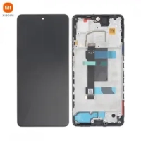 Xiaomi Poco X5 Pro 5G Frontcover + Lcd  + Touch Black Original (Service Pack)