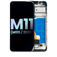Samsung M115F / Galaxy M11 Frontcover + Lcd  + Touch Black Grade A