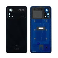 Xiaomi Poco X4 Pro 5G Battery Cover + Camera Lens Black Original (Service Pack)