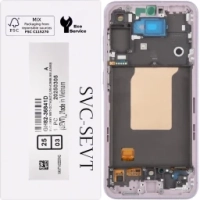 Samsung Galaxy A55 5G / A556B Frontcover + Lcd + Touch Levander / Lilac Original (Service Pack)