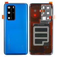 Huawei P40 Pro Battery Cover + Camera Lens Blue Original (Service Pack)