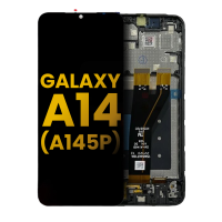 Samsung Galaxy A14 4G / A145P / A145R Frontcover + Lcd + Touch  Black Grade A