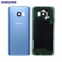Samsung Galaxy S8 / G950F Battery Cover + Camera Lens Blue Original (Service Pack)