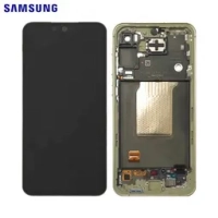 Samsung Galaxy A55 5G / A556B Frontcover + Lcd + Touch Yellow / Lemon Original (Service Pack)