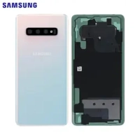 Samsung Galaxy S10 Plus / G975F Battery Cover + Camera Lens Prism White Original (Service Pack)