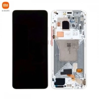 Xiaomi Poco F2 Pro Frontcover + Lcd + Touch White / Silver Original (Service Pack)