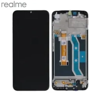 Realme C21Y Frontcover + Lcd + Touch Black Original (Service Pack)
