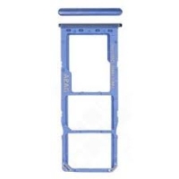 Samsung Galaxy A21s / A217F Sim + Memory Card Tray Blue Original (Service Pack)