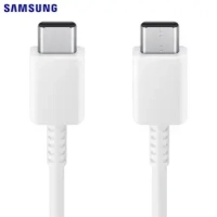 Samsung EP-DX310JWE 3.0A 1.8m (TYPE C to TYPE C) Usb Cable (Out of Box) Original White Bulk (Service Pack)