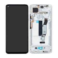 Xiaomi Mi 10T / Mi 10T Pro Frontcover + Lcd + Touch Silver Original (Service Pack)