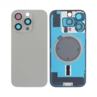 iPhone 16 Pro Back Cover Magsafe + Camera Lens Natural Titanium Grade A