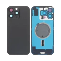 iPhone 16 Pro Max Back Cover Magsafe + Camera Lens Titanium Black Grade A
