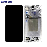 Samsung Galaxy S25 Plus 5G / S936B Frontcover + Lcd + Touch Silver Original (Service Pack)