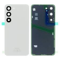 Samsung Galaxy S23 5G / S911B Battery Cover + Camera Lens  White / Cream Original (Service Pack)