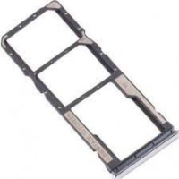 Xiaomi Redmi Note 8 / Note 8T Sim Tray Holder Silver / White Original (Service Pack)