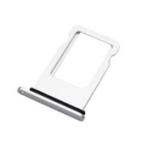 iPhone X Sim Tray Holder White / Silver Original