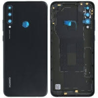 Huawei Y6P Battery Cover + Camera Lens Black Original (Service Pack)