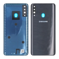 Samsung Galaxy A20s / A207F Battery Cover + Camera Lens Black Grade A