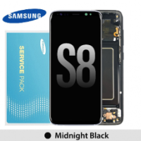 Samsung Galaxy S8 / G950F Frontcover + Lcd  + Touch REFURB. (as New) Black Original