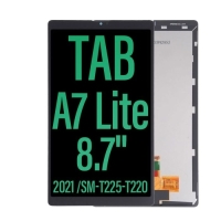 Samsung T220 / T225 / Galaxy TAB A7 Lite  Lcd + Touch Black REFURB. (as New) Original