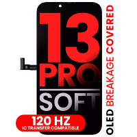 iPhone 13 Pro Lcd  + Touch (120Hz) Black SOFT OLED Grade A+ (WARRANTY AFTER INSTALLATION) .note.