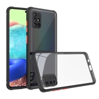 Samsung Galaxy A03s / A037F / A037G Silicone Defender Hybrid Case Black
