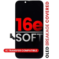 iPhone 16e Lcd  + Touch Black SOFT OLED Grade A+ (WARRANTY AFTER INSTALLATION) .note.