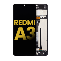 Xiaomi Redmi A3 Frontcover + Lcd  + Touch Black Grade A