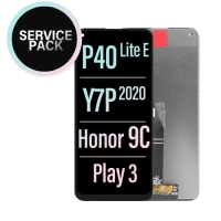 Huawei P40 Lite E  Lcd + Touch (NO FRAME) Black REFURB. (as New) Original (Service Pack) (0% FAULTY RETURNS)
