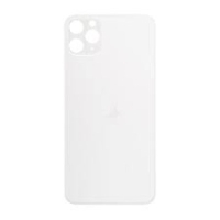 iPhone 11 Pro Max Big Camera Hole Back Cover SILVER / WHITE (NO LOGO) Grade A