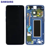 Samsung Galaxy S9 / G960F Frontcover + Lcd + Touch Blue Original (Service Pack)