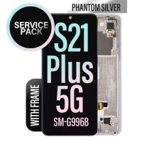 Samsung Galaxy S21 Plus 5G / G996B Frontcover + Lcd + Touch Phantom Silver Original (Service Pack)