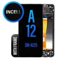 Samsung Galaxy A12 / A125F Frontcover + Lcd   + Touch Black Grade A