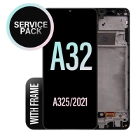 Samsung Galaxy A32 4G / A325F Frontcover + Lcd Black Original (Service Pack)