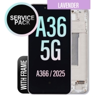Samsung Galaxy A36 5G / A366B Frontcover + Lcd + Touch Levander / Lilac Original (Service Pack)