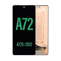 Samsung Galaxy A72 4G / A72 5G / A725F / A726B   Lcd (NO FINGERPRINT) + Touch (NO FRAME) Black Grade A (HQS - WARRANTY AFTER INSTALLATION) .note.