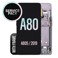 Samsung Galaxy A80 / A805F Frontcover + Lcd + Touch Black Original (Service Pack)