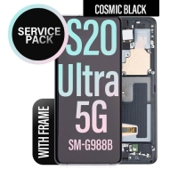 Samsung Galaxy S20 Ultra 5G / G988B Frontcover + Lcd + Touch Cosmic Black Original (Service Pack)